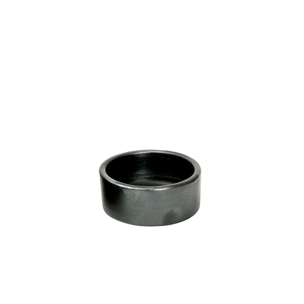 Coupelle cylindrique en terre cuite noircie 10 cm