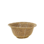Coupelle en perles de rocaille dorées 13 cm