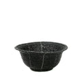 Coupelle en perles de rocaille noires 13 cm