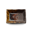 Coupelle rectangulaire Merapi en céramique 9 cm en situation