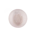 Coupelle en résine marbrée rose et blanc 16 cm, vue 5