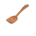 Cuillère à dessert en teck à cuilleron carré 13 cm, vue 4