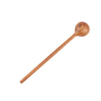 Cuillère doseuse en teck à cuilleron plat 19 cm, vue 4