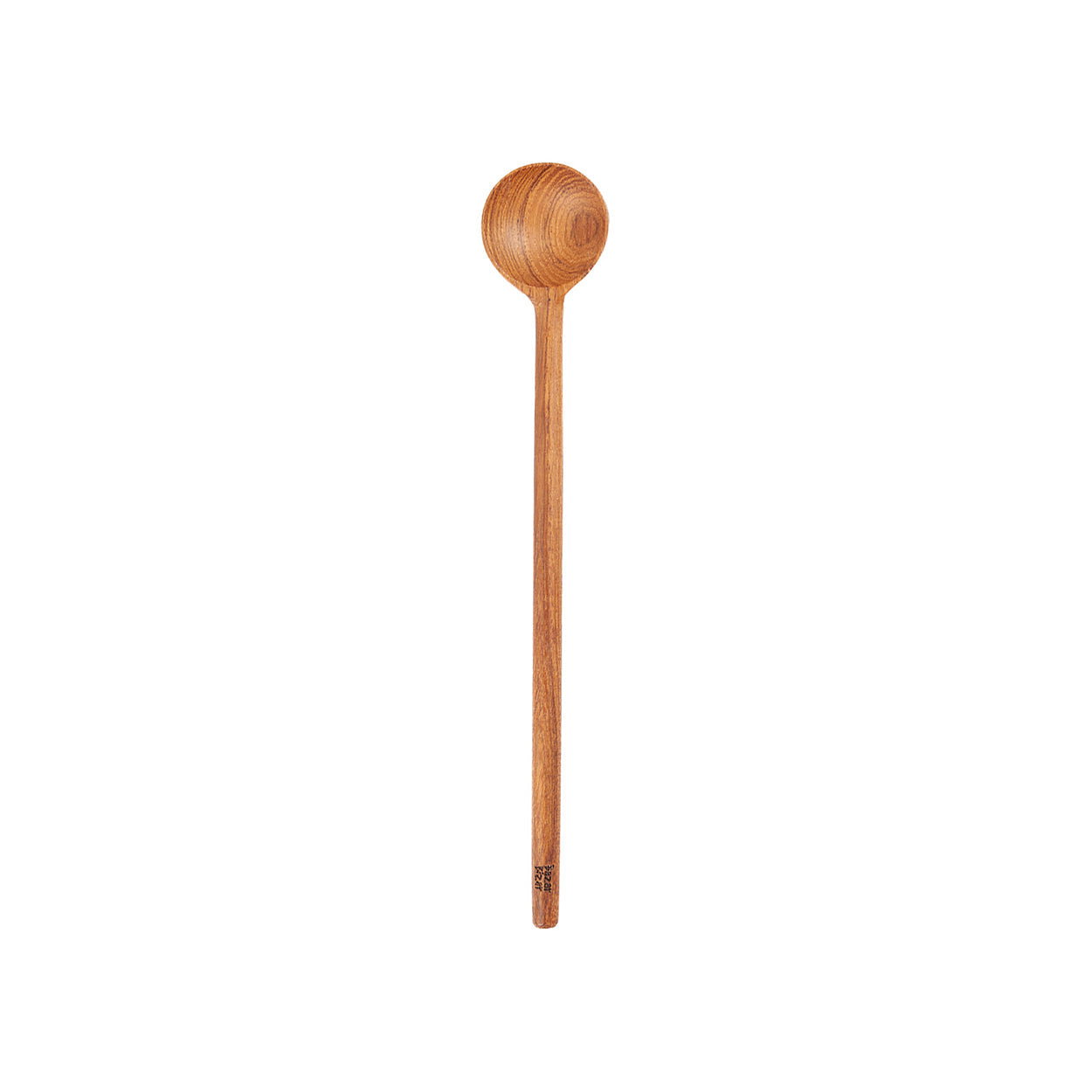 Cuillère doseuse en teck à cuilleron plat 19 cm