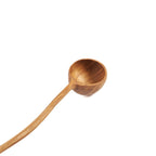 Cuillère doseuse en teck à manche ondulé 22 cm, vue 4