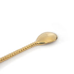 Cuillère longue Palmier en laiton doré 20 cm, vue 3