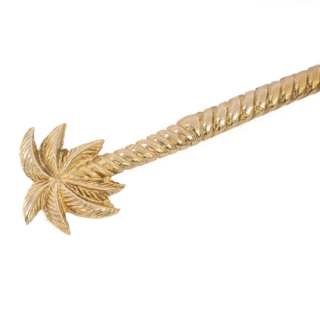Cuillère de service Palmier en laiton doré 26 cm, vue 5