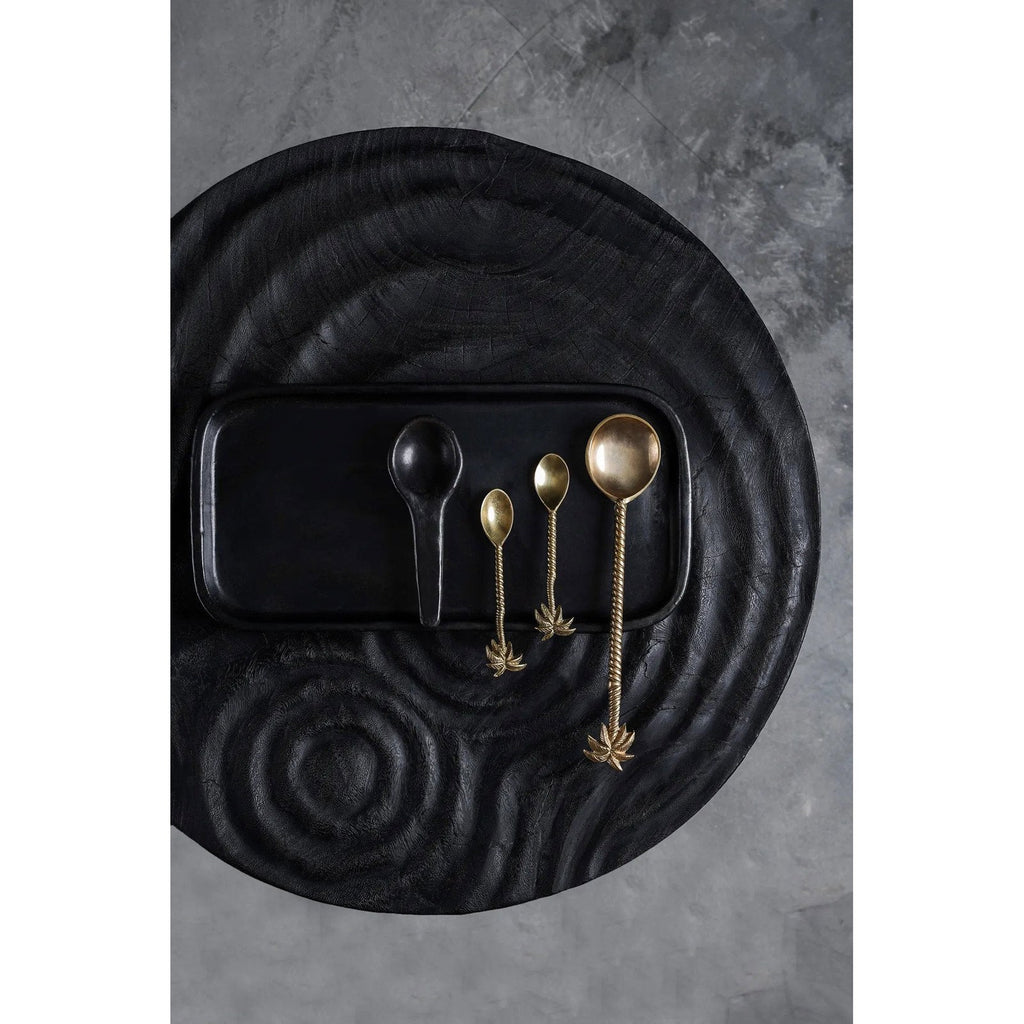 Cuillère à tapas en terre cuite noire 16 cm, vue 3