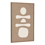 Décoration murale Diva relief brun et beige N 1 50x70 vue de face