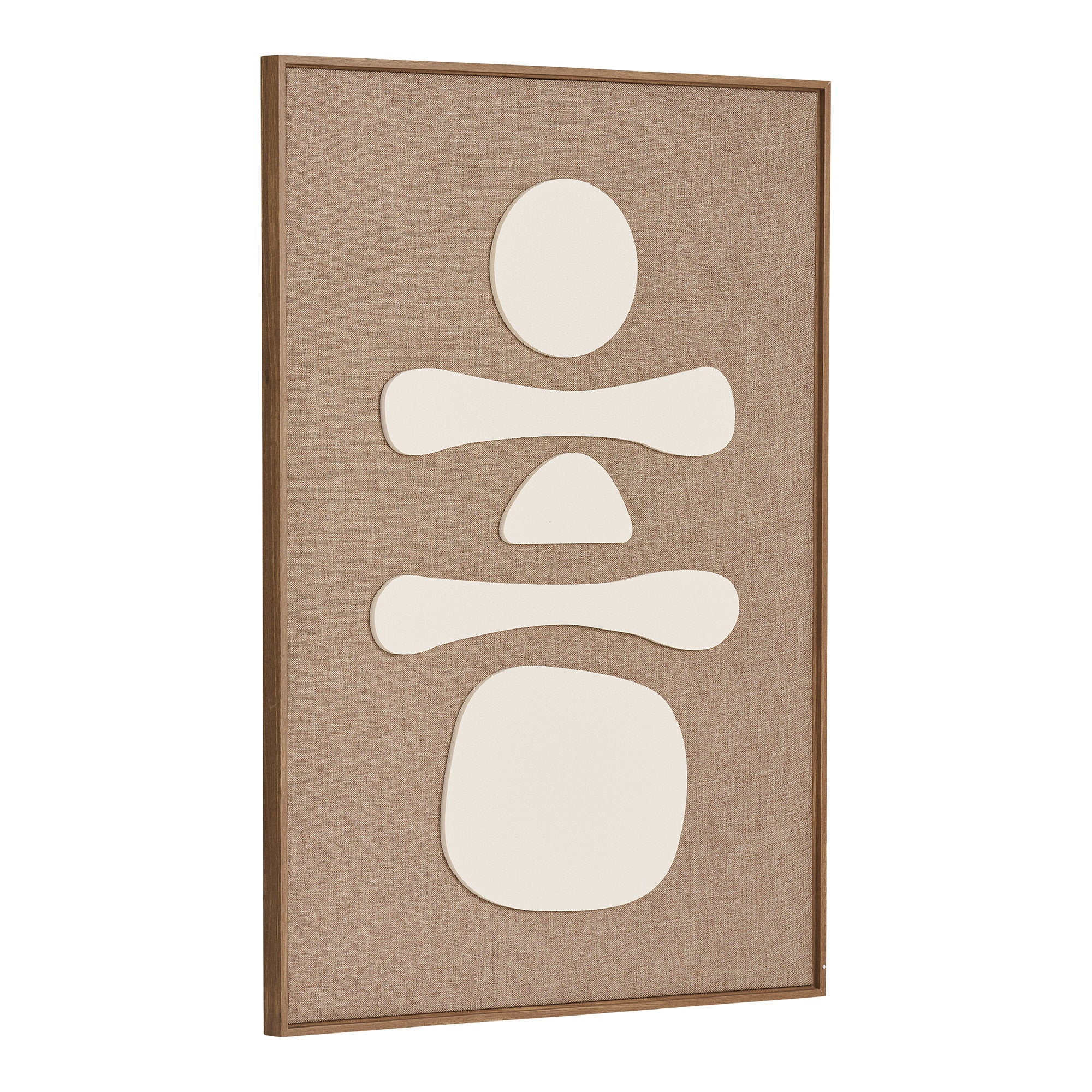 Décoration murale Diva relief brun et beige N 1 50x70 vue de face