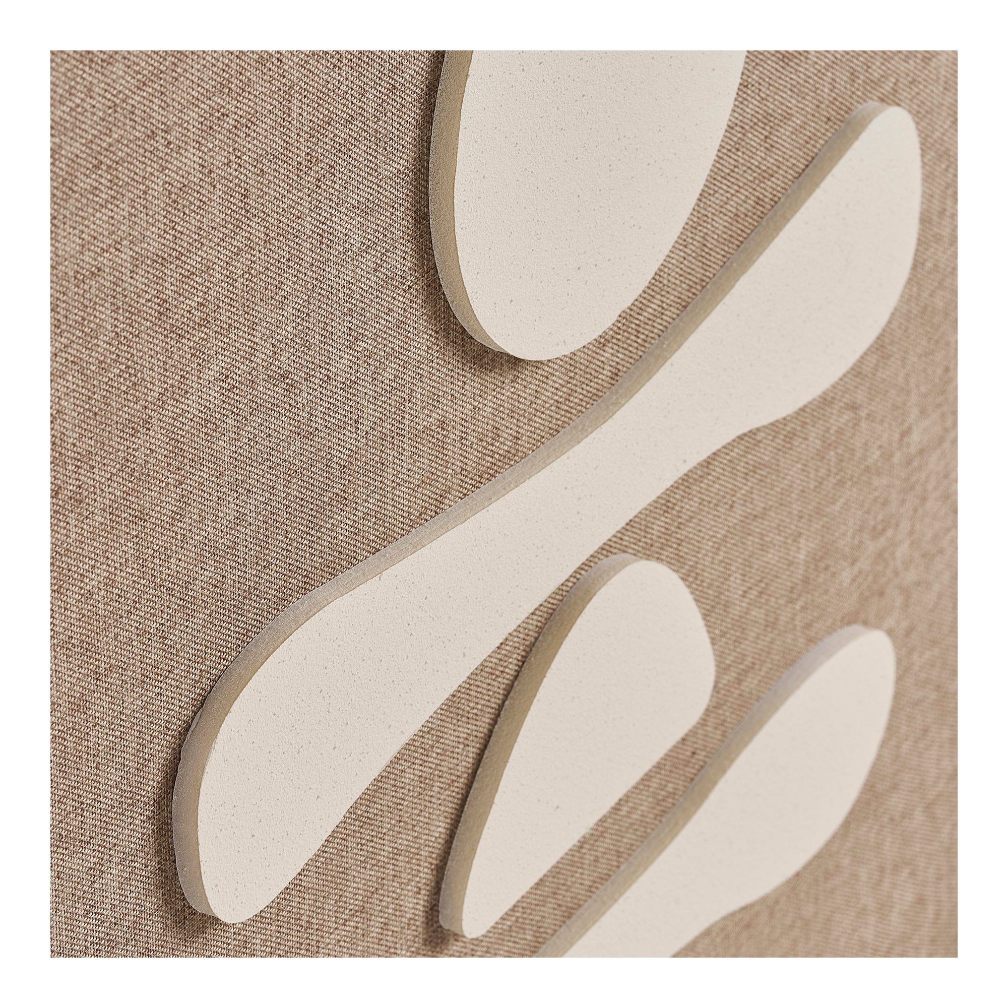 Décoration murale Diva relief brun et beige N 1 50x70 vue de détail