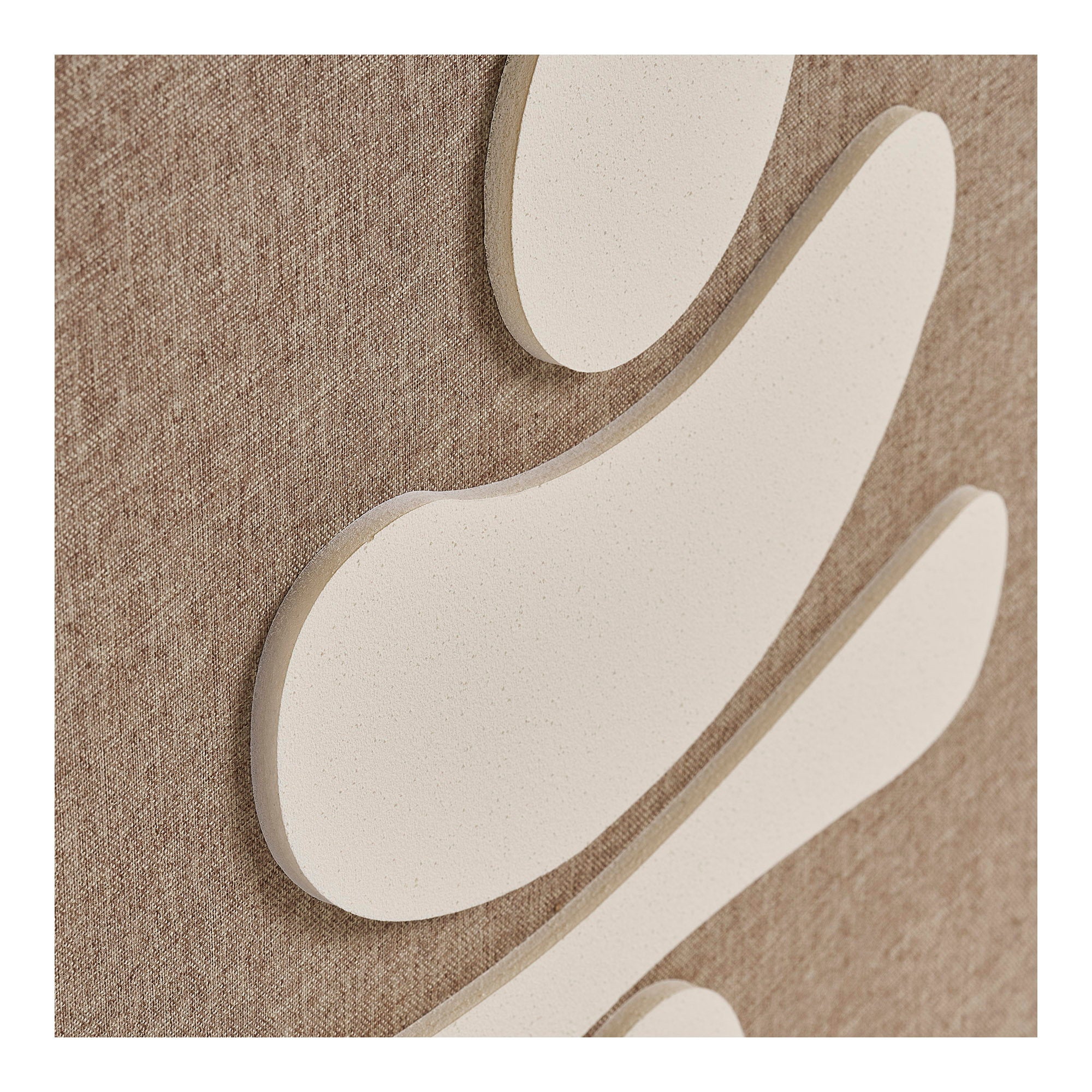 Décoration murale Diva relief brun et beige N 2 50x70 vue de détail