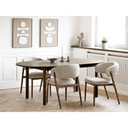 Décoration murale Diva relief brun et beige N 2 50x70 en situation