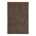 Décoration murale Isabella relief brun N 1 60x90