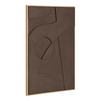 Décoration murale Isabella relief brun N 2 60x90 vue de face