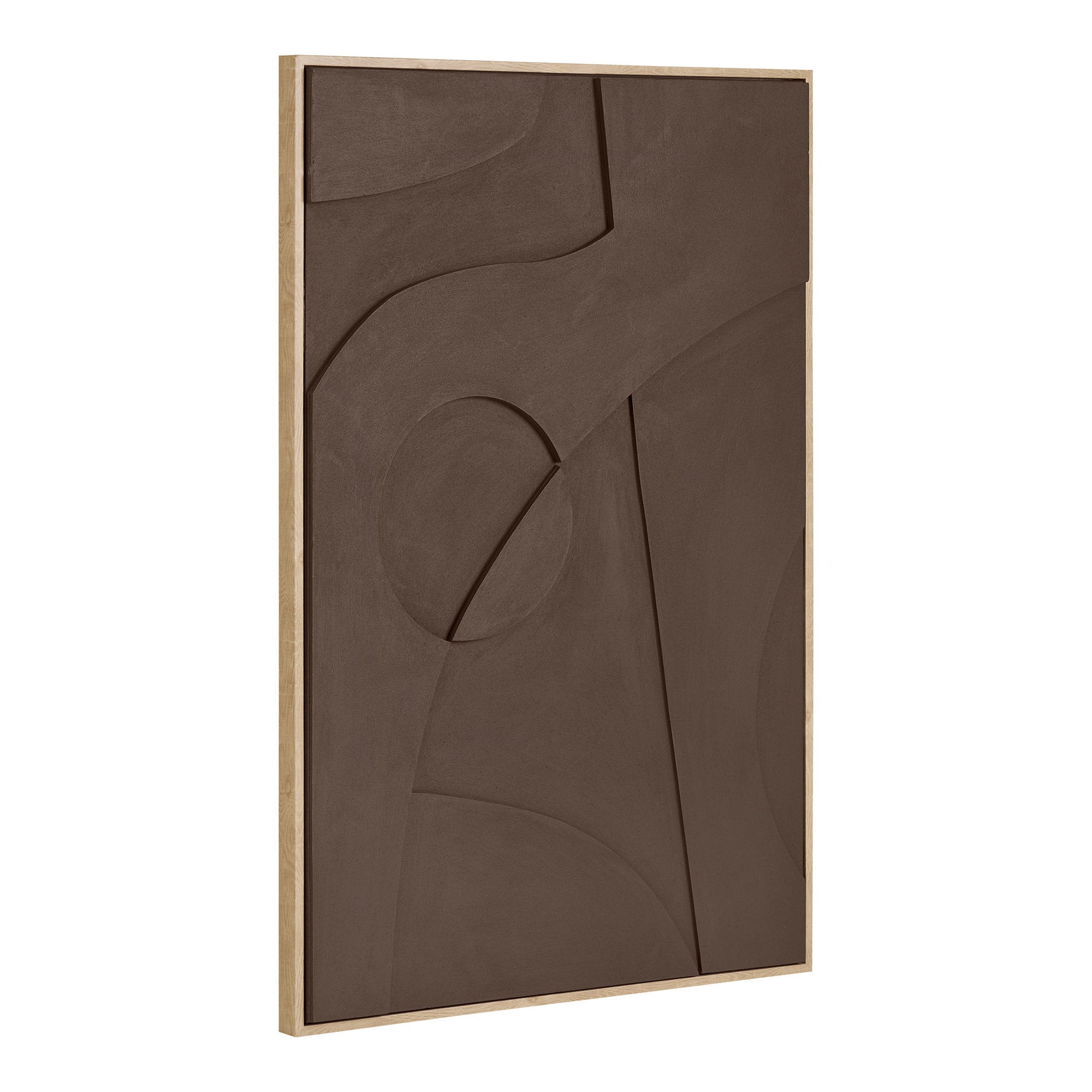 Décoration murale Isabella relief brun N 2 60x90 vue de face