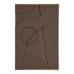 Décoration murale Isabella relief brun N 2 60x90