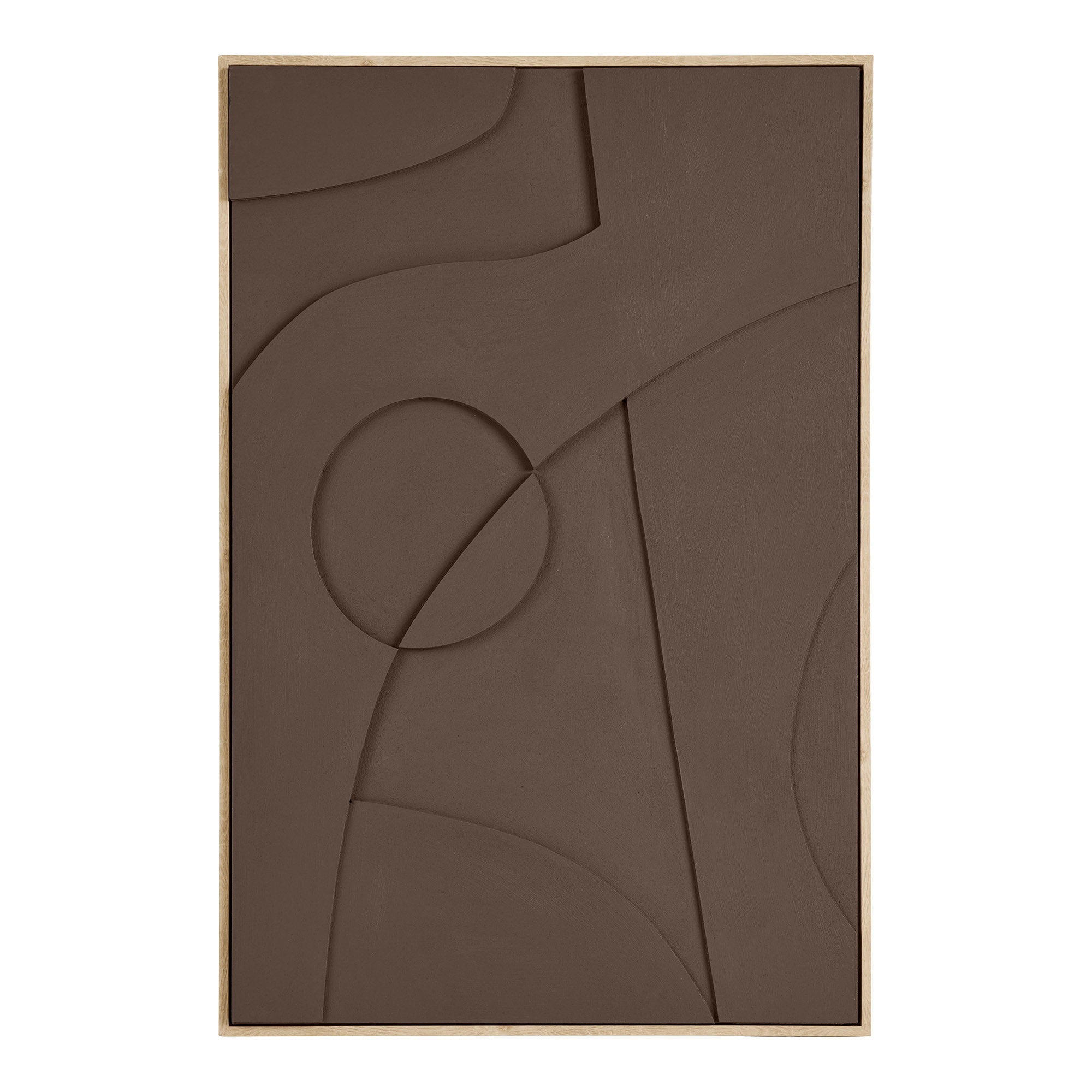 Décoration murale Isabella relief brun N 2 60x90