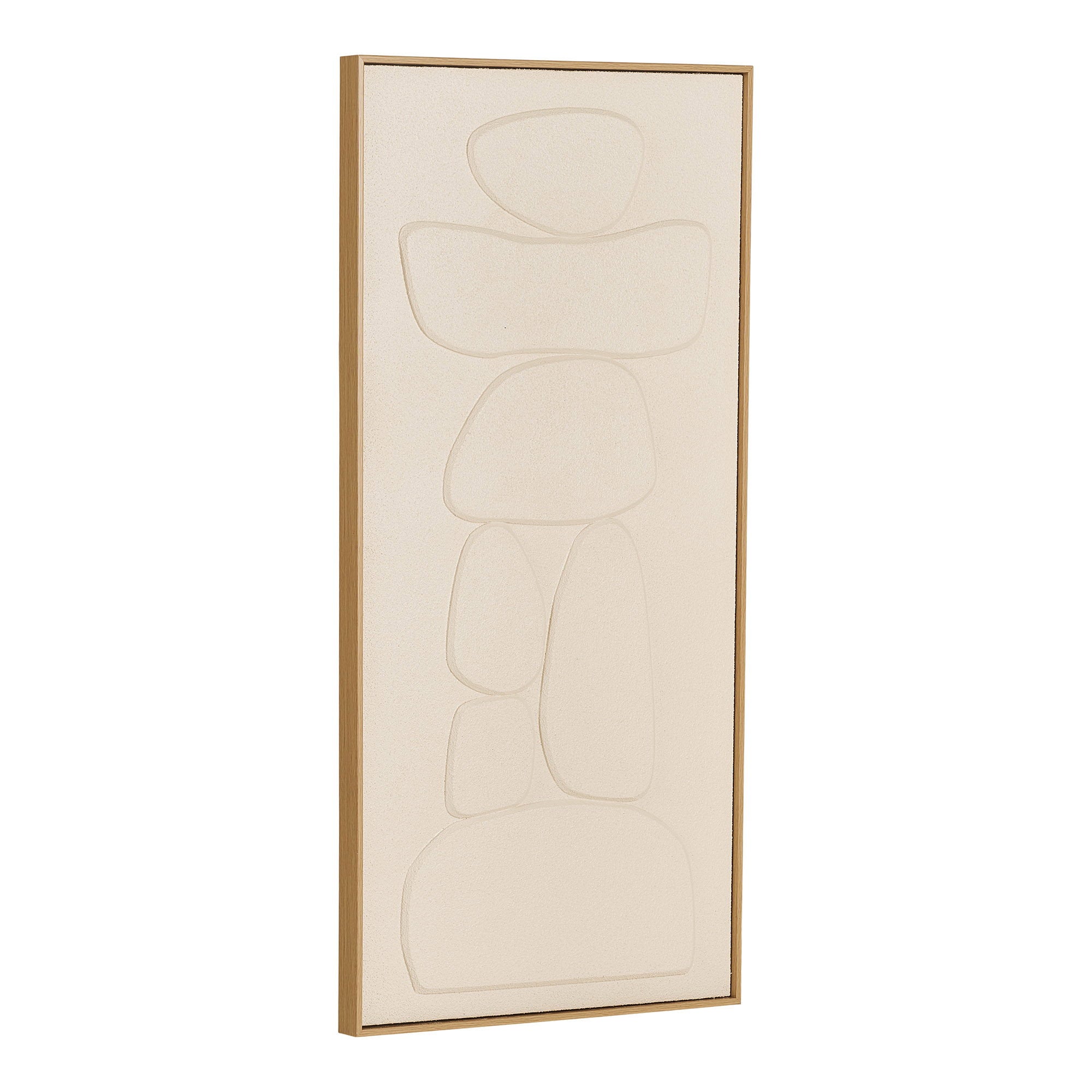 Décoration murale Victoria relief beige N 2 60x120 vue de face