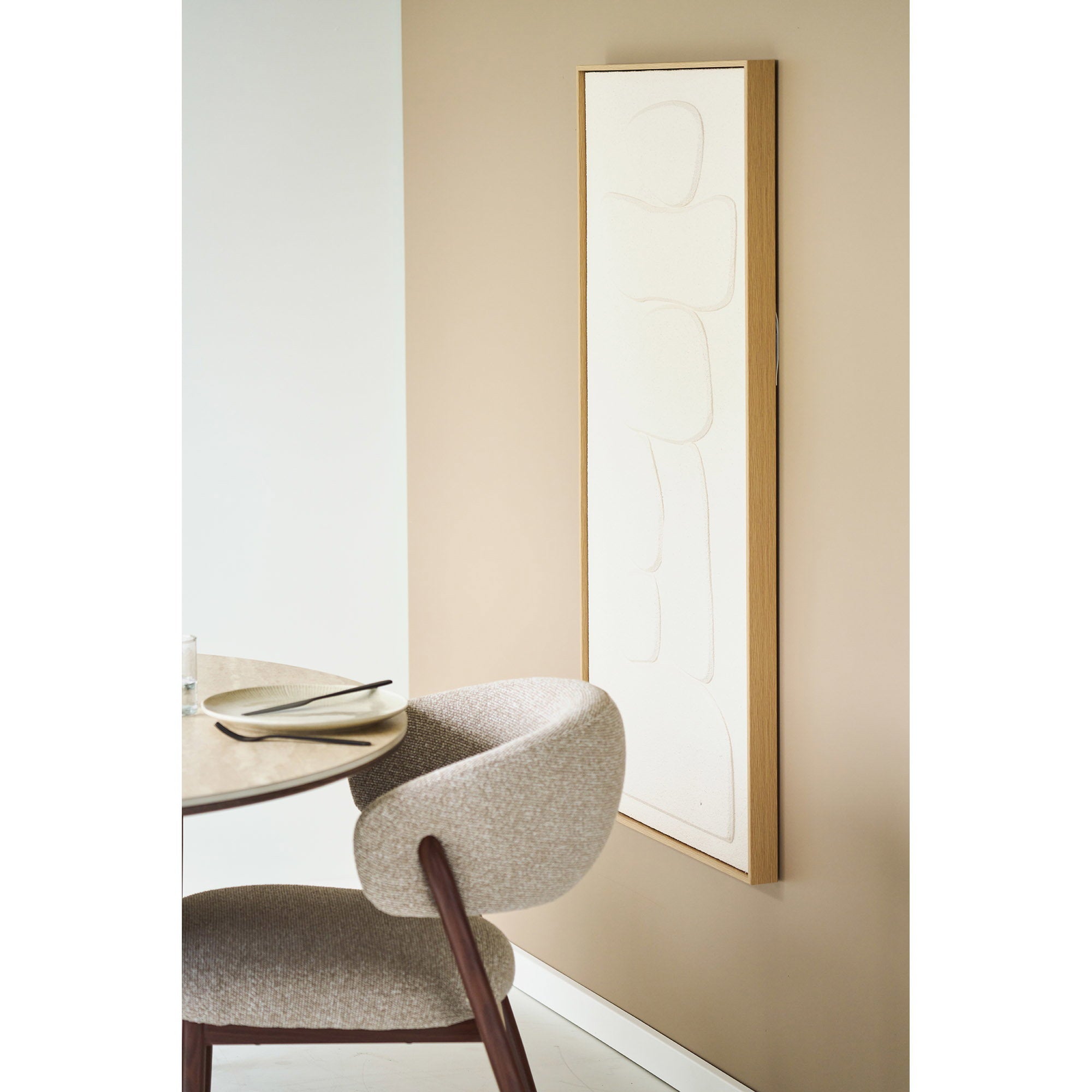 Décoration murale Victoria relief beige N 2 60x120 en situation