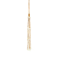 Décoration à suspendre Long Shell en coquillages blancs 75 cm