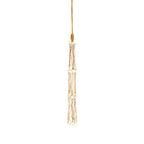 Décoration à suspendre Long Shell en coquillages blancs 75 cm