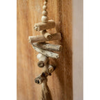 Décoration à suspendre Raffia Driftwood en bois flotté 60 cm, vue 4