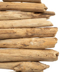 Décoration à suspendre Raffia Driftwood en bois flotté 60 cm, vue 8
