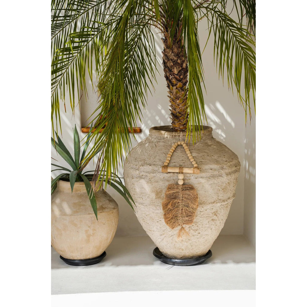 Décoration à suspendre Raffia Triangle en raphia 60 cm, vue 3