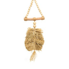 Décoration à suspendre Raffia Triangle en raphia 60 cm