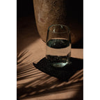 Dessous-de-verre carré Perles en perles noires 11 cm, vue 4