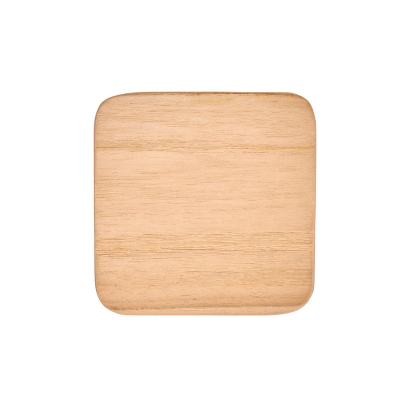Dimensions Dessous-de-verre carré en teck brossé naturel 10 cm