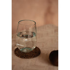 Dessous-de-verre Colonial en rotin tressé 11 cm, vue 3