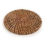 Dessous-de-verre Colonial en rotin tressé 11 cm, vue 5