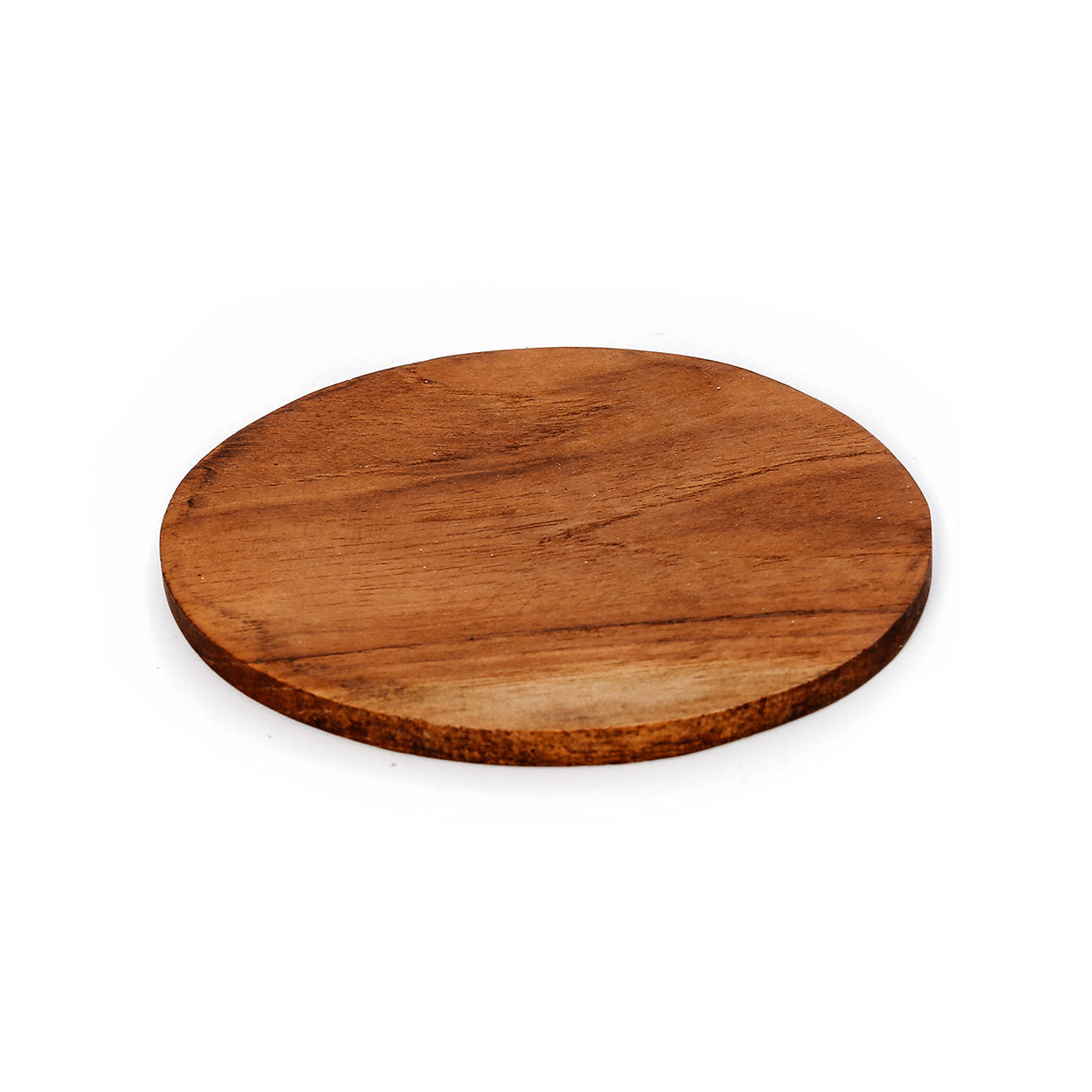 Dessous-de-verre Nordic en teck plein 10 cm