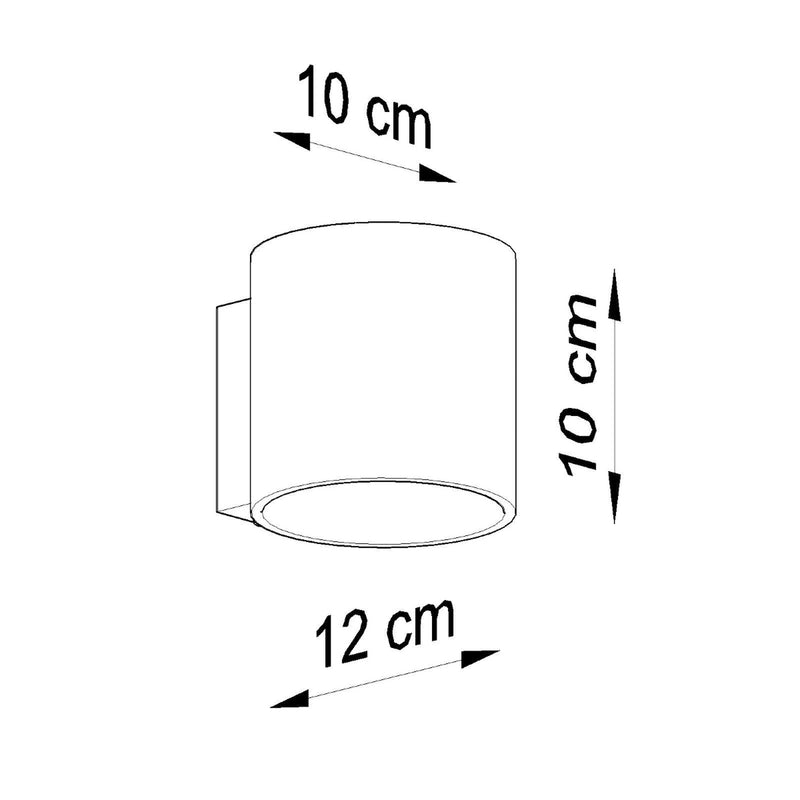 Dimensions Wandleuchte Orbis Naturholz G9