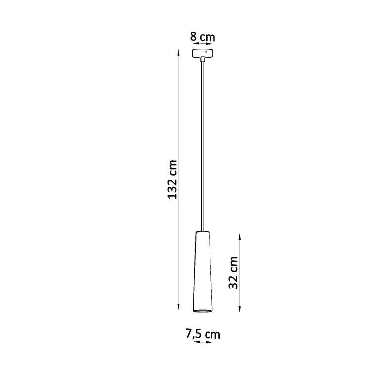 Dimensions Keramik-Hängeleuchte Electra GU10