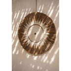 Disque mural Raffia Macramé 60 cm centre blanc, vue 3