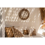 Disque mural Raffia Macramé 60 cm centre blanc, vue 4
