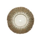 Disque mural Raffia Macramé 60 cm centre blanc