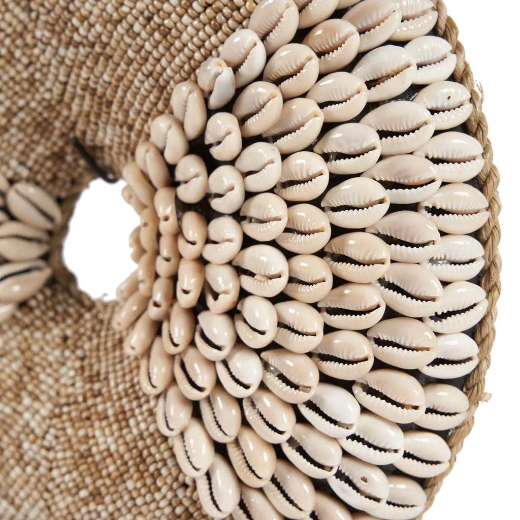 Disque de perles et cauris sur socle 24 cm, vue 7