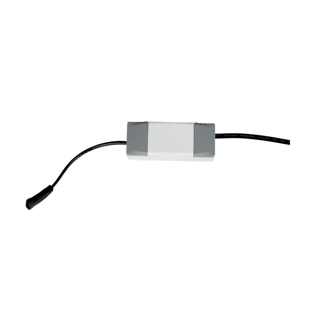 Driver LED HT0134 boîtier blanc aux embouts gris avec câble secteur et câble à connecteur