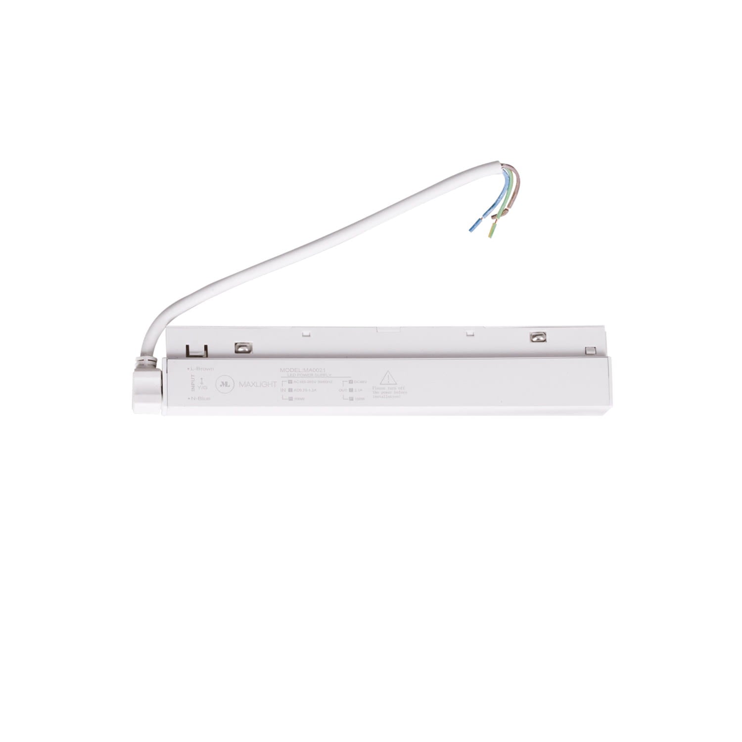 Driver Magnetic intégré au rail 100 W blanc