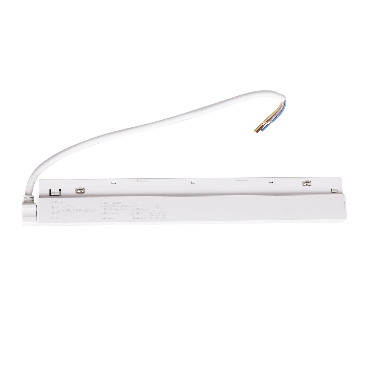 Driver Magnetic intégré au rail 200 W blanc