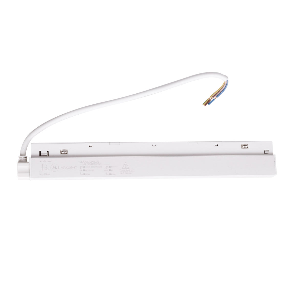 Driver Magnetic plastique blanc 200 W avec son câble de raccordement