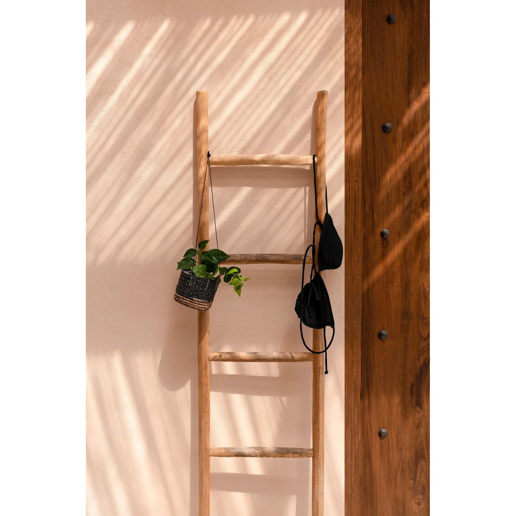 Échelle décorative en branches de teck 165 cm, vue 7