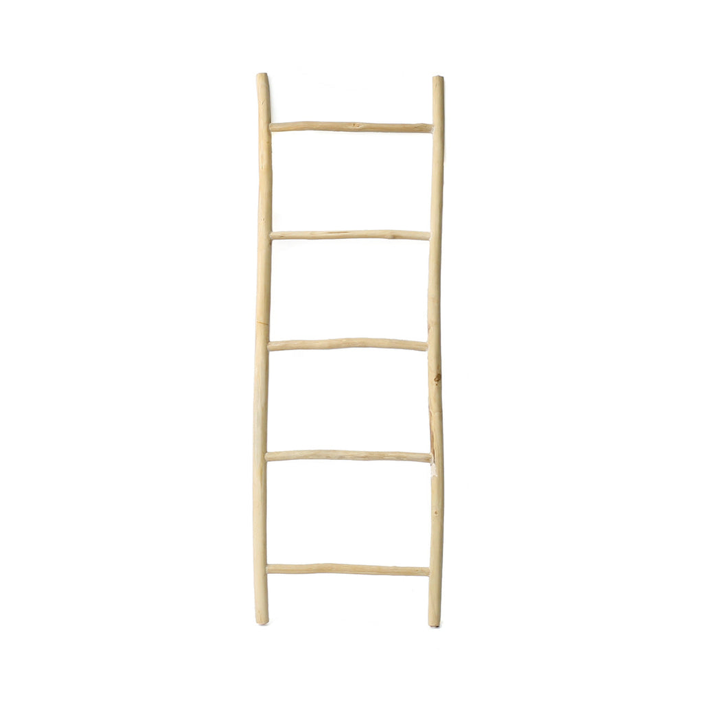 Échelle décorative en branches de teck 165 cm