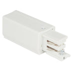 Embout d'alimentation, gauche, pour rail triphasé blanc, vue 2