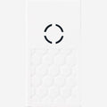 Embout de finition Magnetic en saillie profil haut blanc