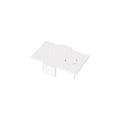 Embout de finition Magnetic encastré blanc